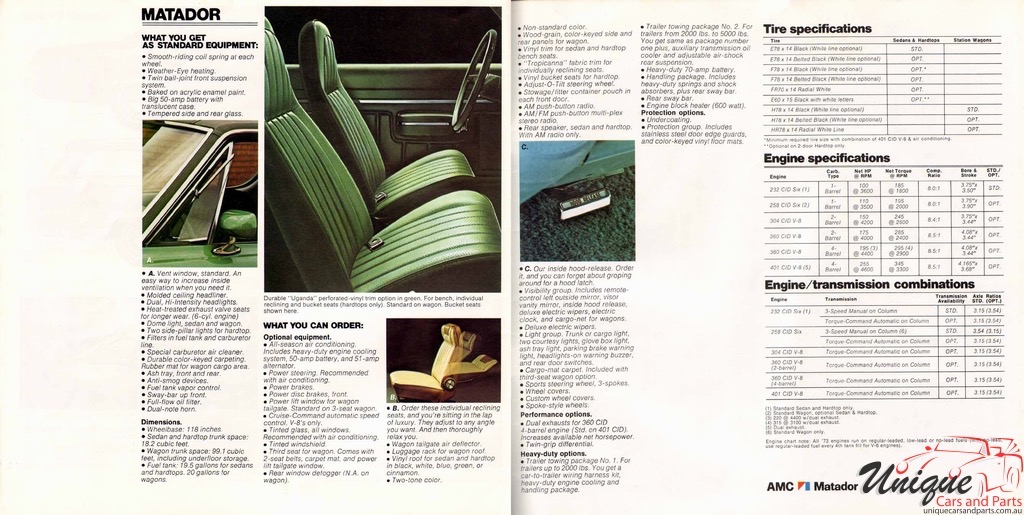 1973 AMC Full Line All Models Brochure Page 20